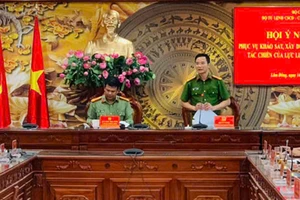 Xây dựng phương án tác chiến và diễn tập Cảnh sát cơ động tại Tây Nguyên