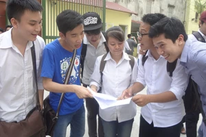 Bộ GD&ĐT công bố hướng dẫn chấm thi tốt nghiệp THPT 2014