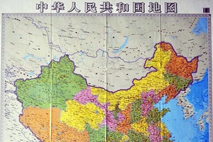 Trung Quốc phát hành bản đồ dọc "đầu độc" học sinh hiểu sai về lãnh thổ