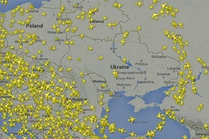 Đông Ukraine - tuyến bay đông đúc bậc nhất thế giới