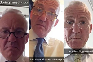 Sếp ngân hàng mất việc sau khi con gái đăng tin nhắn của bố than chán họp