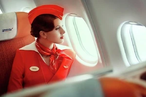 Vẻ đẹp kiều diễm của các tiếp viên hãng hàng không Nga