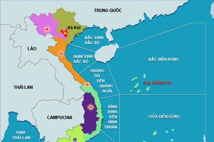 Cảnh báo thời tiết nguy hiểm trên biển Đông