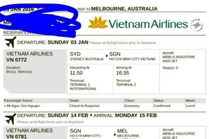 Thông tin về vụ hàng trăm du học sinh bị lừa ở Úc 