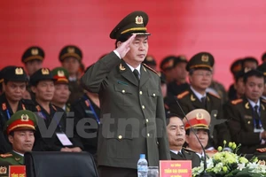 Bộ trưởng Trần Đại Quang phát lệnh xuất quân bảo vệ Đại hội Đảng