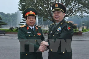 Bộ trưởng Quốc phòng Việt-Trung trao đổi về tranh chấp trên biển Đông
