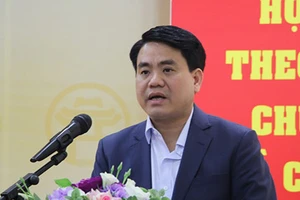 Chủ tịch Nguyễn Đức Chung về làm việc ở Mỹ Đức