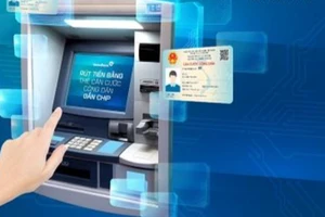 Cách rút tiền mặt bằng CCCD gắn chip tại ATM
