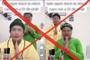 Hóa trang thành Đức Phật livestream bán hàng trên TikTok, bị xử lý ra sao?