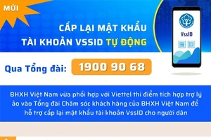 Cách lấy lại mật khẩu ứng dụng VssID