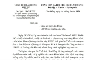 Cơ sở nha khoa không hợp tác làm việc, Sở Y tế Lâm Đồng đề nghị công an vào cuộc