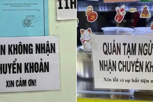 Hộ kinh doanh từ chối nhận thanh toán bằng chuyển khoản, có sai luật?