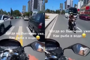 Du khách nước ngoài chạy xe máy ngược chiều ở Nha Trang sẽ bị phạt thế nào?