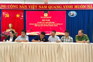 TP.HCM: Công an phường Phước Long ký kết quy chế phối hợp đảm bảo ANTT tại các chung cư