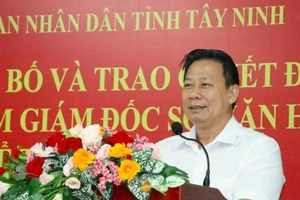 Tây Ninh: Giám đốc Sở Văn hoá, Thể thao và Du lịch làm Giám đốc Sở Y tế 