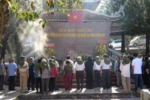 Xúc động tưởng nhớ 621 nhà giáo liệt sĩ trên đồi 82 tỉnh Tây Ninh