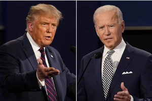 Tổng thống Donald Trump (trái) và Tổng thống đắc cử Joe Biden.