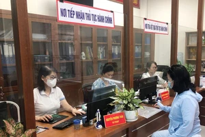 Ở nơi nhận kết quả làm thủ tục hành chính sau 10 phút