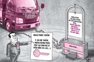 Gian nan đòi lại tiền mua xe đang thế chấp tại ngân hàng