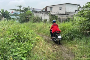 Khổ sở vì lối đi chung duy nhất bị bít kín