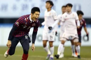 An Byong-jun tại giải bóng đá Hàn Quốc.