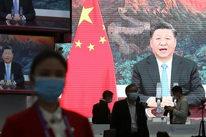 Chủ tịch Trung Quốc Tập Cận Bình phát biểu trong kỳ họp thứ 75 của Đại hội đồng Liên Hợp Quốc hồi tháng 9.