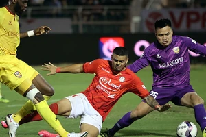 Hồng Lĩnh Hà Tĩnh thua hai trận liền nhưng xem cách họ thể hiện thì không ai nói họ là đội bóng yếu.