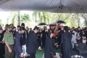 Ông Trương Vĩnh Trọng yên nghỉ ở nghĩa trang tỉnh Bến Tre