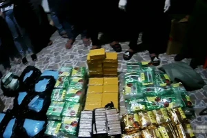 Tang vật bị công an thu giữ.