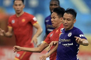 Hùng Dũng sẽ cùng đồng đội Hà Nội dốc sức qua mặt Thanh Hóa.