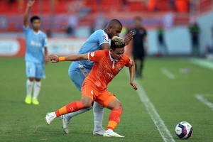 Hồ Tấn Tài, cầu thủ ghi bàn thắng duy nhất giúp T. Bình Định tìm được chiến thắng trong ngày khai sân Quy Nhơn, đồng thời chấm dứt mạch chiến thắng của SHB Đà Nẵng.