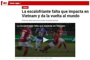 Không lâu sau khi Hùng Dũng chấn thương, các báo quốc tế thi nhau đưa tin.