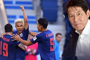 HLV Akira Nishino lo lắng trước thể lực của các cầu thủ Thái Lan.