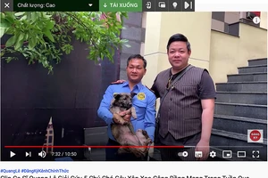 Clip Quang Lê giải cứu 5 chú chó gây xôn xao cộng đồng mạng thu hút hơn 5 triệu lượt xem.