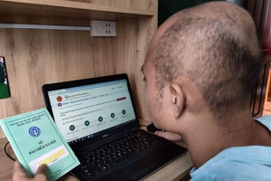 Người lao động có thể nộp hồ sơ để nhận hỗ trợ online.