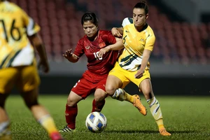 Một cuộc gặp gỡ giữa đội tuyển nữ Việt Nam và Úc.