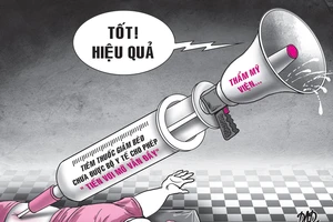 Mông, chân hoại tử sau tiêm thuốc giảm béo