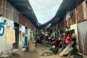 Một dãy trọ cho công nhân ở phường An Lạc A, quận Bình Tân, TP.HCM.