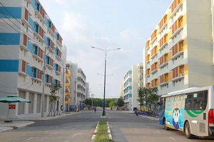 Một dự án nhà ở xã hội tại TP Thủ Dầu Một, tỉnh Bình Dương.