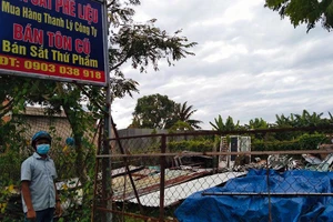 Khu đất chờ chuyển mục đích của gia đình ông Nguyễn Văn Chu ở ấp 3, xã Vĩnh Lộc B, huyện Bình Chánh.