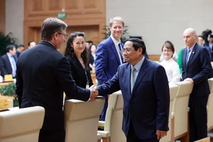 Thủ tướng Phạm Minh Chính tiếp đoàn doanh nghiệp Mỹ đang có chuyến thăm và làm việc tại Việt Nam.