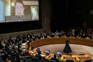 Hội đồng Bảo an Liên hợp quốc lần đầu họp bàn về quản lý rủi ro AI tại trụ sở Liên hợp quốc ở New York (Mỹ) ngày 18-7.