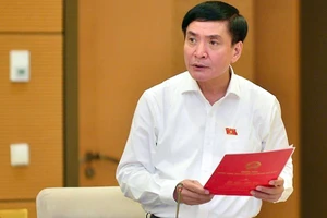 Tổng Thư ký QH Bùi Văn Cường phiên họp thứ 26. 