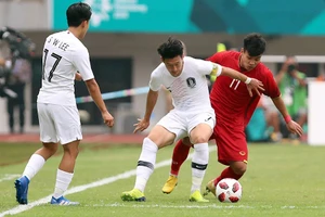Một trong 14 lần chạm trán giữa đội Hàn Quốc và Việt Nam.