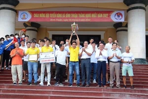 Không lâu sau ngày đội Bình Thuận mừng công thăng hạng là nội bộ tố tiền thưởng, tiền thi đấu bị cắt xén và… rút lui không dự giải.