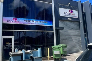 Logo của Co.opmart mới đây xuất hiện tại một siêu thị ở Úc, dù chưa từng được nhượng quyền hay đầu tư ra nước ngoài.