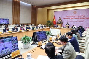 Thủ tướng Chính phủ Phạm Minh Chính chủ trì Hội nghị toàn quốc về phát triển các ngành công nghiệp văn hóa Việt Nam.