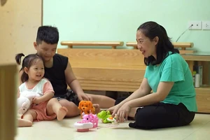 Gia đình chị Nguyễn Thị Kiều Vy ở Hà Nội được Ngân hàng Chính sách xã hội cho vay 600 triệu đồng vốn ưu đãi để mua nhà ở xã hội.