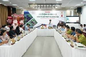 Quang cảnh buổi tọa đàm.