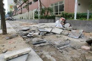 Vụ lát đá vỉa hè: 21 cán bộ quận Hà Đông bị kỷ luật